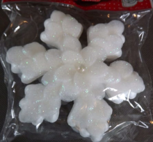 Opalizująca Gwiazda Śnieżna do Powieszenia o Wielkości 15cm