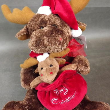 Renifer pluszowy z workiem[TLA6025]