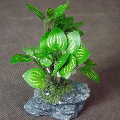 Miniatura Drzewka Bonsai o Wielkości 12x10cm z Zielonymi Listkami