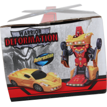 Transformer samochód - robot czerwony