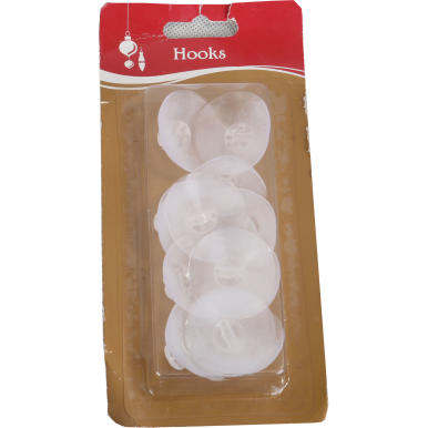 Zestaw 12 Przyssawek do Mocowania Dekoracji na Szkło 3.5 cm