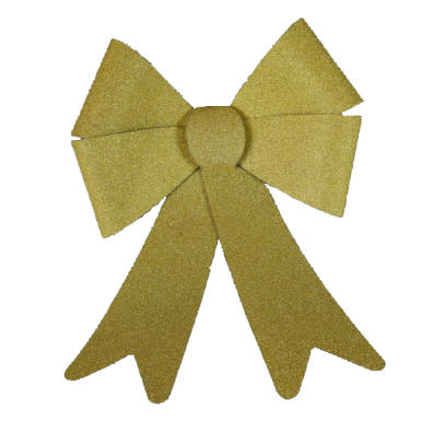 Duża Złota Kokarda Dekoracyjna 30cm