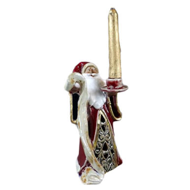 Świecznik Figurka mikołaja