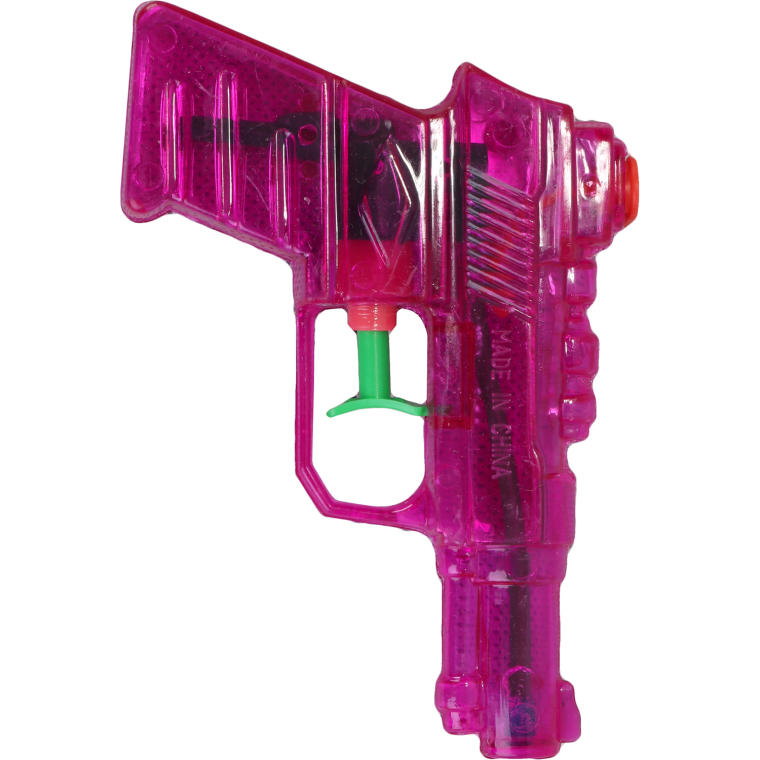 Mini Pistolet Wodny Śmigus-Dyngus Fioletowy z Automatycznym Mechanizmem Wysypywania