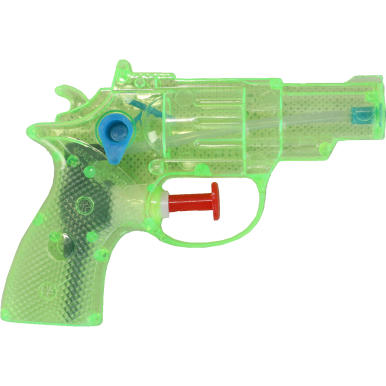 Mały zielony pistolet na wodę