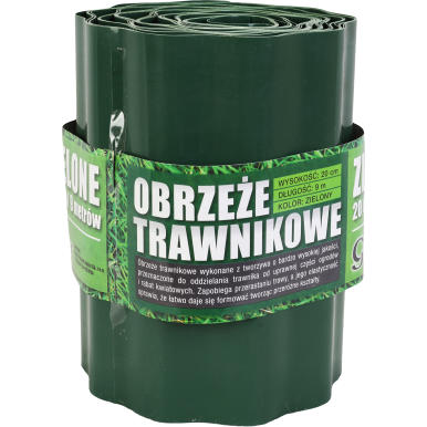 Elastyczne Obrzeże Trawnika 9 m, Zielone, Wysokiej Jakości Tworzywo