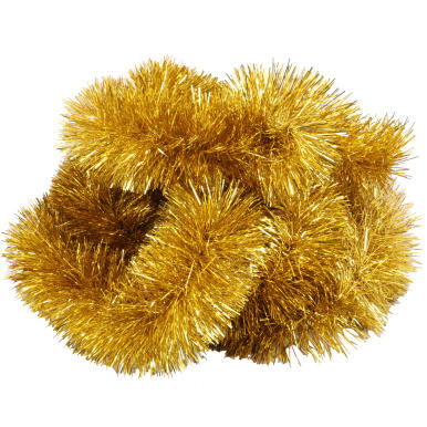 Łańcuch choinkowy złoty cienkocięty 300 cm