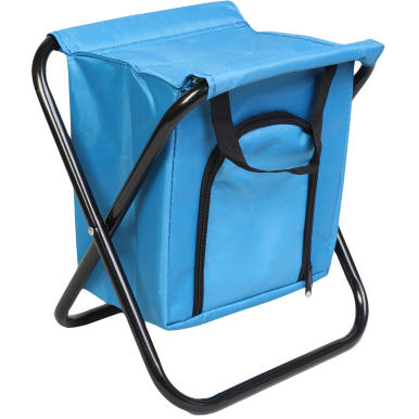 Niebieskie Krzesełko Turystyczne z Izolacyjną Torbą do Przechowywania Żywności BS-037