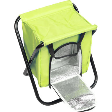 Krzesło turystyczne i wędkarskie z izolacyjną torbą na żywność - Zielone