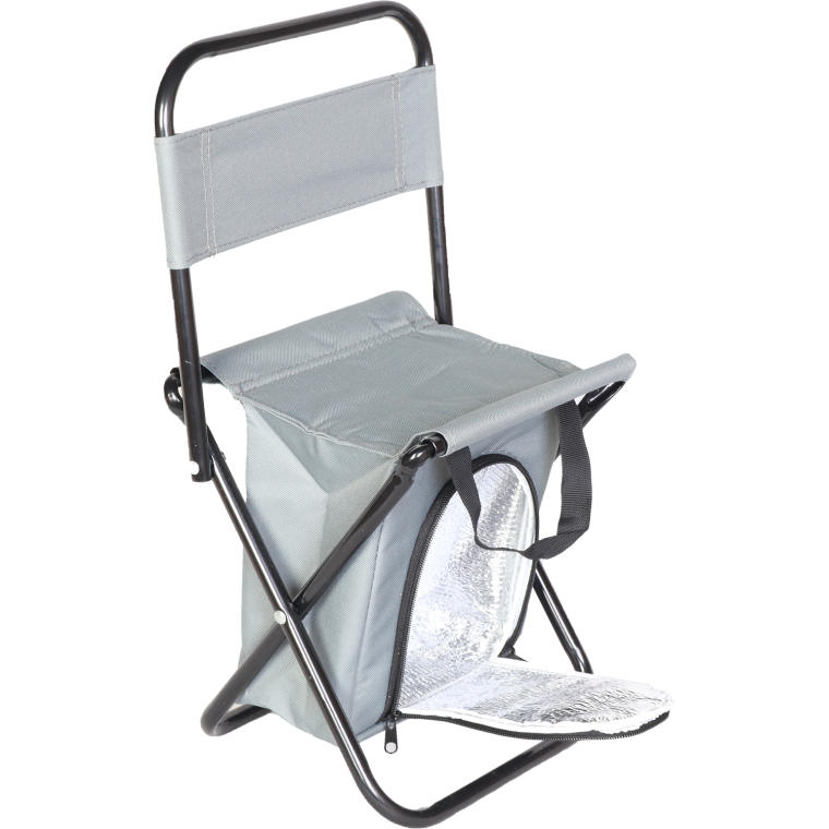 Krzesło turystyczne z torbą izolacyjną szare