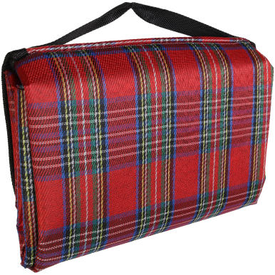 Mata piknikowa Goliat Czerwona 130x150 cm z Torbą do Przechowywania