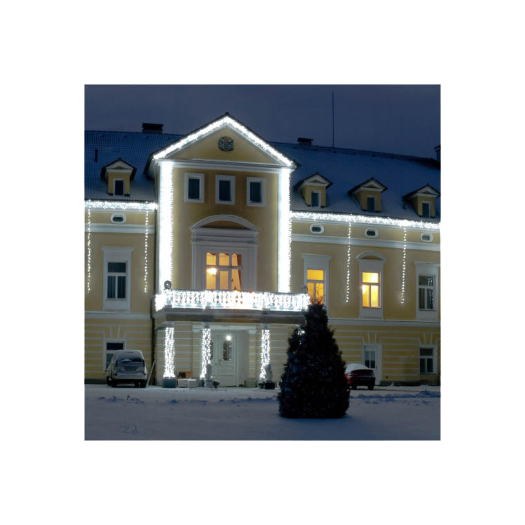 Lampki choinkowe 100 LED FLASH, wewnętrzne, zimny biały