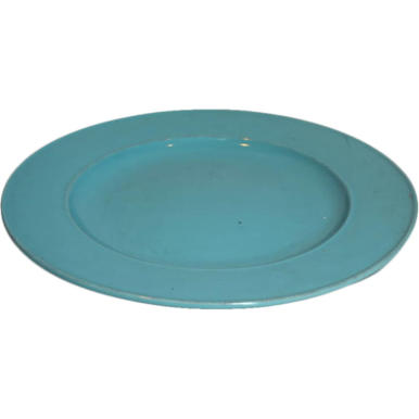 Talerz Obiadowy Vintage Turkusowy 28,5 cm