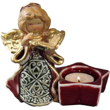 Figurka porcelanowa aniołek [DY8049R]