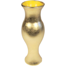 Wazon ceramiczny złoty - średni - wysokość 25 cm, średnica 9 cm.