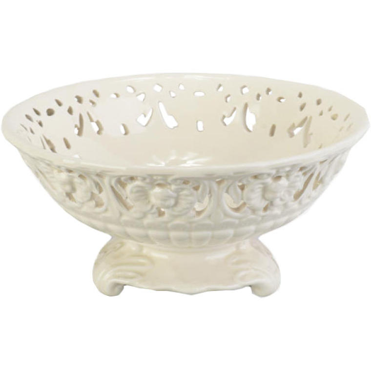 Patera ceramiczna koronkowa 24,5 cm