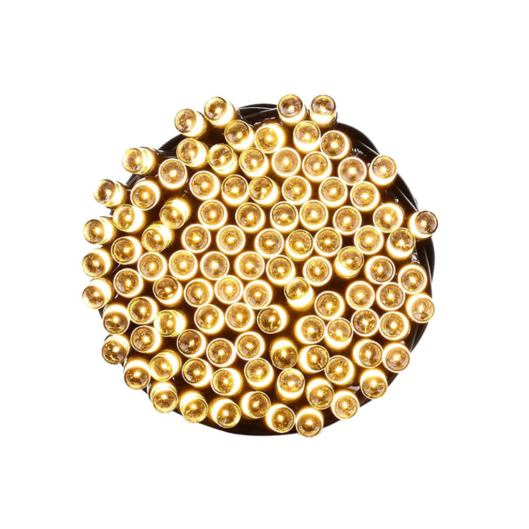 Lampki choinkowe 120 LED  wewnętrzne, ciepły biały