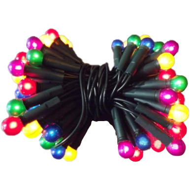 Komplet 100 Perłowych Lamp Choinkowych - Multi Kolor, 220V-240V, 6m, Do Użytku Wewnętrznego