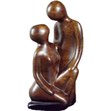 Figurka ceramiczna para