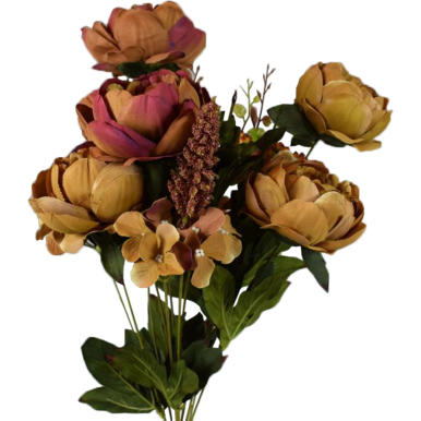 Bukiet piwonii i hortensji