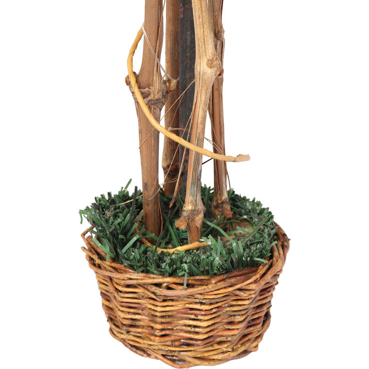 Sztuczne drzewko okrągłe w koszyczku