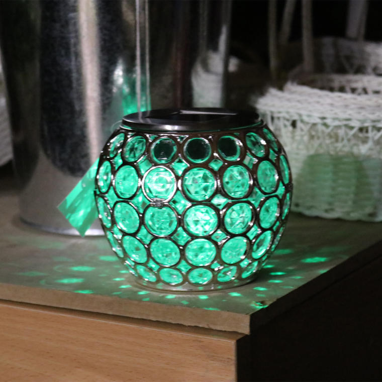 Dekoracyjna Solarna Lampa Stołowa Dallas z LED Zmieniającym Kolor