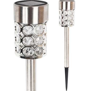 Srebrna lampa solarna