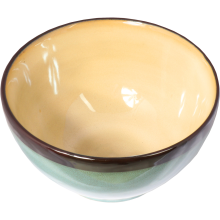 Ekskluzywna Ceramiczna Miska w kolorze Zielono-Beżowym do Zmywarki