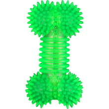 Gryzak gumowy zielony kość