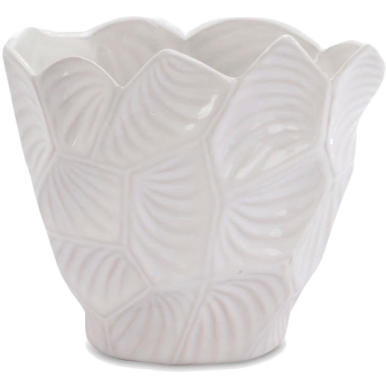 Wazon Ceramiczny Multifunkcyjny JJ Biały z Antypoślizgowymi Podkładkami