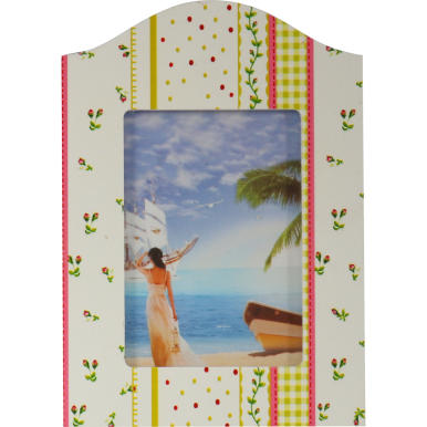 Ramka na zdjęcie z drobnymi kwiatami 8,5 cm x 11,7 cm