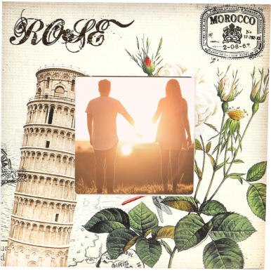 Stylowa ramka na zdjęcie z wierzą 14,5 x 14,5 cm