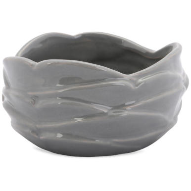 Miseczka Dekoracyjna Koralowiec w Kolorze Szarym