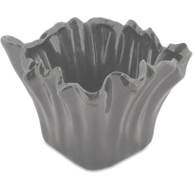 Miseczka Dekoracyjna Szary Koralowiec w Kształcie Kwadratu