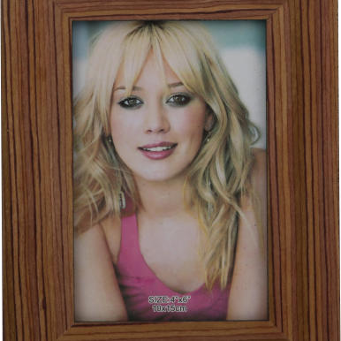 Drewniana ramka na zdjęcie stojąca jasna 16x20,5 cm