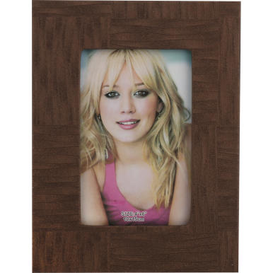 Ramka na zdjęcie z drewnianymi zdobieniami 16x20,5 cm