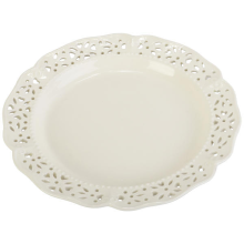 Elegancki Mały Talerz Obiadowy Ceramiczny 21,5 cm - Biały