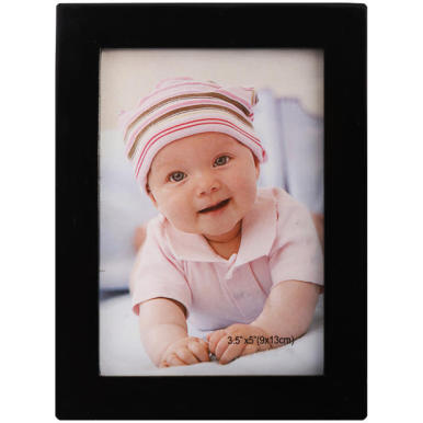 Klasyczna Czarna Ramka na Zdjęcia o wymiarach 9 x 13 cm