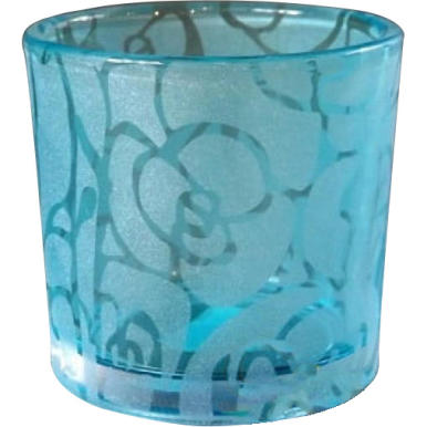 Mały świecznik niebieski 