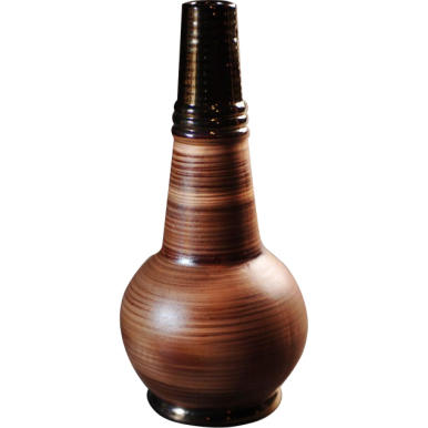 Wazon Brązowy W Kolekcji Trzech Rozmiarów - Średni 16x16x37 cm