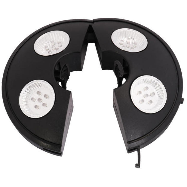 Wielofunkcyjna Lampa LED do Parasola Ogrodowego z Dwustronnym Źródłem Światła