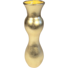 Złoty Wazon Ceramiczny o Wysokości 30 cm i Średnicy 9 cm