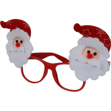 Okulary Bożonarodzeniowe Mikołaj z Dekoracją z Filcu