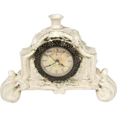 Biały zegar [WW24584-10]